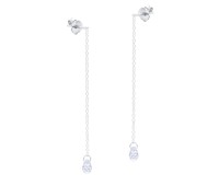 Dangling Chain Silver Earring STC-2225